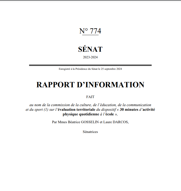 image rapport sénat 30 min APQ